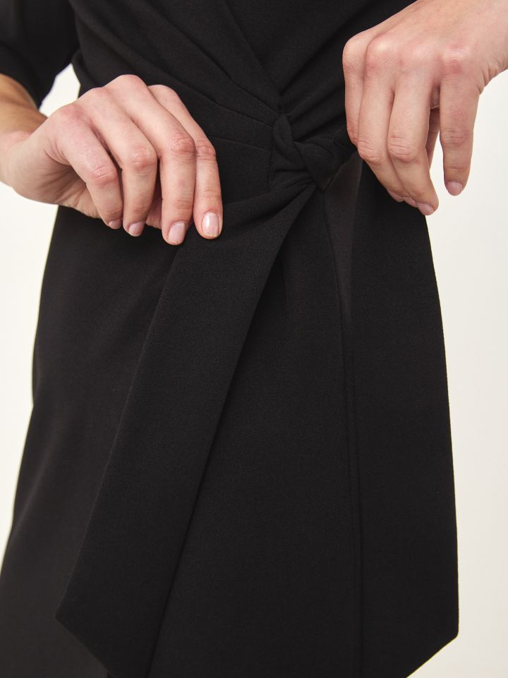 שמלה מעטפה PROMO בצבע שחור