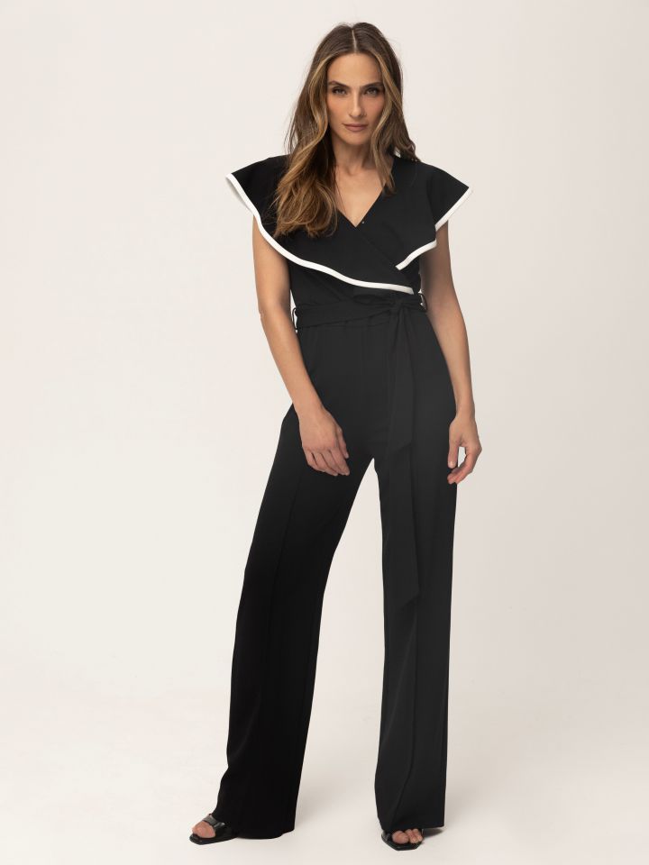 אוברול שילוב בצבע שחור