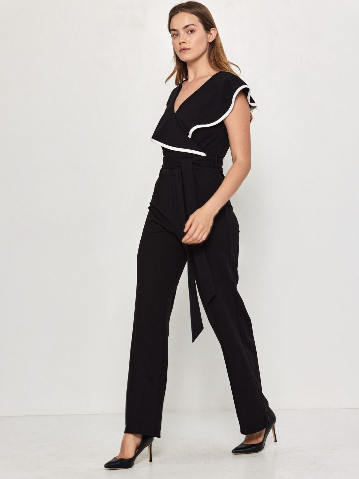 אוברול שילוב בצבע שחור