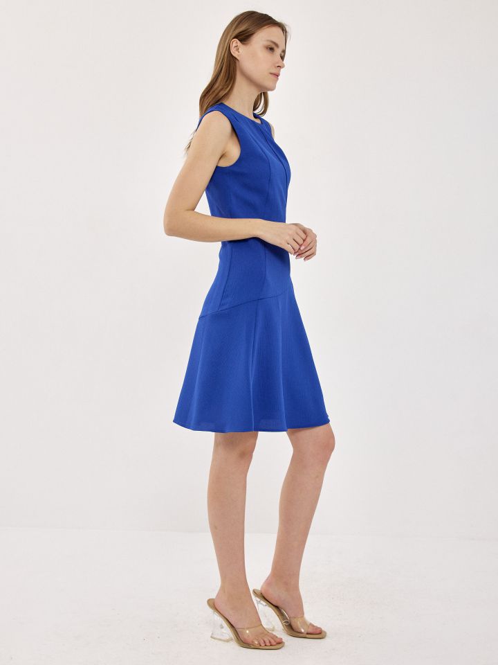 שמלה קלוש PARIS בצבע כחול אינדיגו