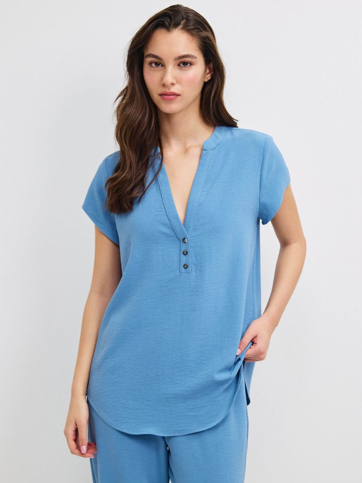 חליפה שינה RANI בצבע תכלת