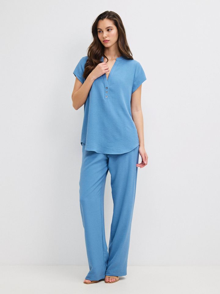 חליפה שינה RANI בצבע תכלת