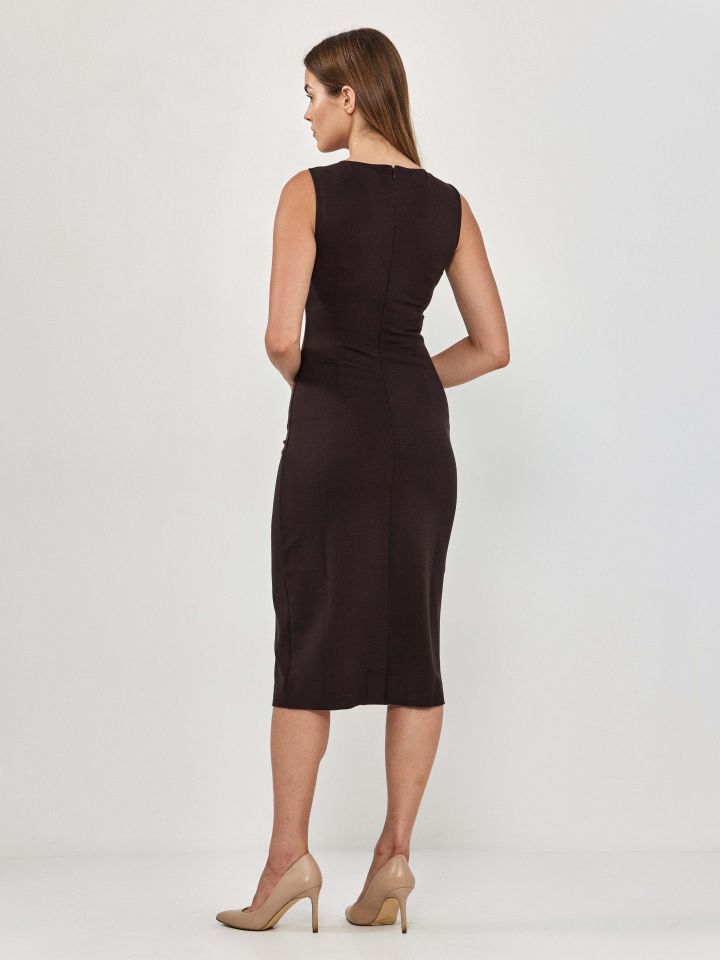 שמלה מילנו PROMO בצבע חום