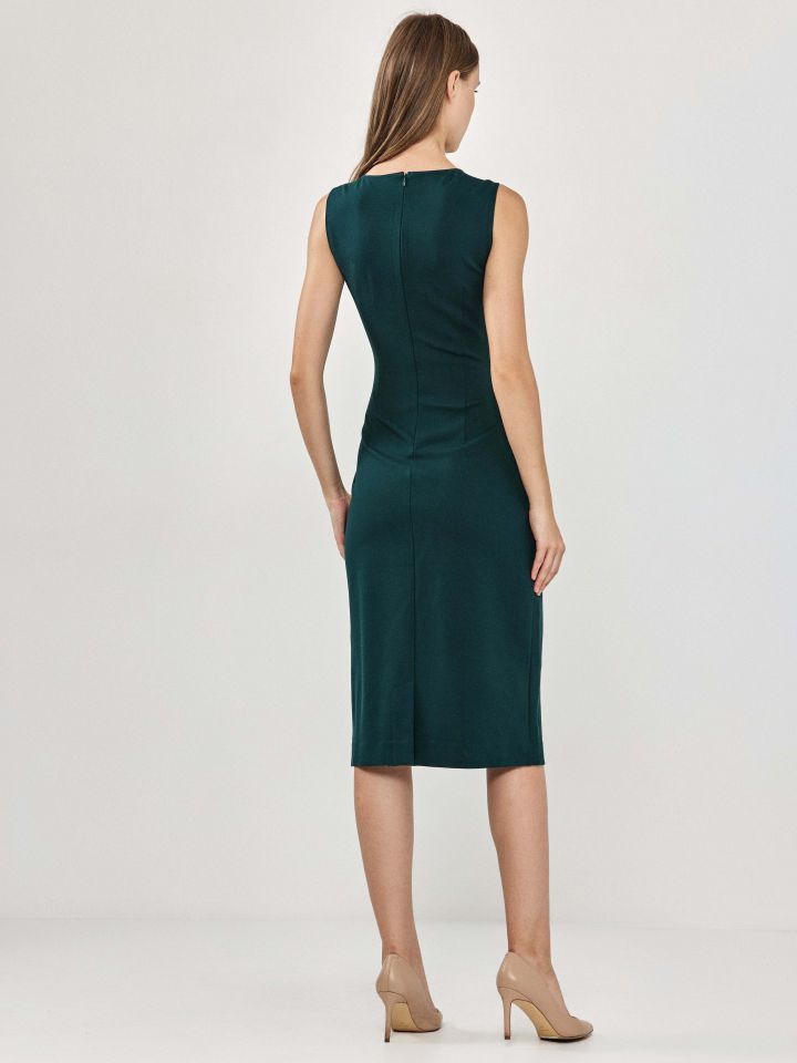 שמלה מילנו PROMO בצבע ירוק בקבוק