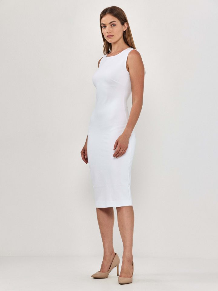 שמלה מילנו PROMO בצבע לבן