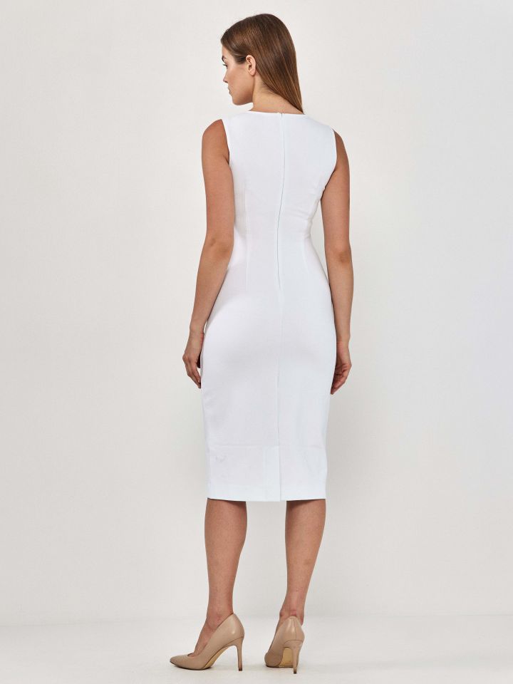 שמלה מילנו PROMO בצבע לבן