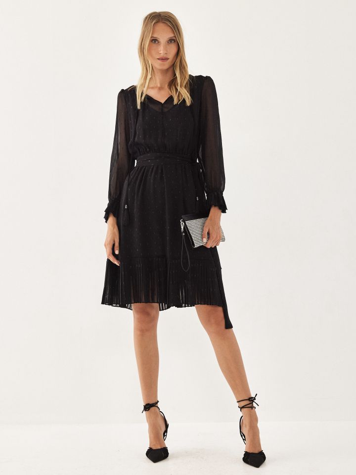 שמלה לורקס COCKTAIL בצבע שחור