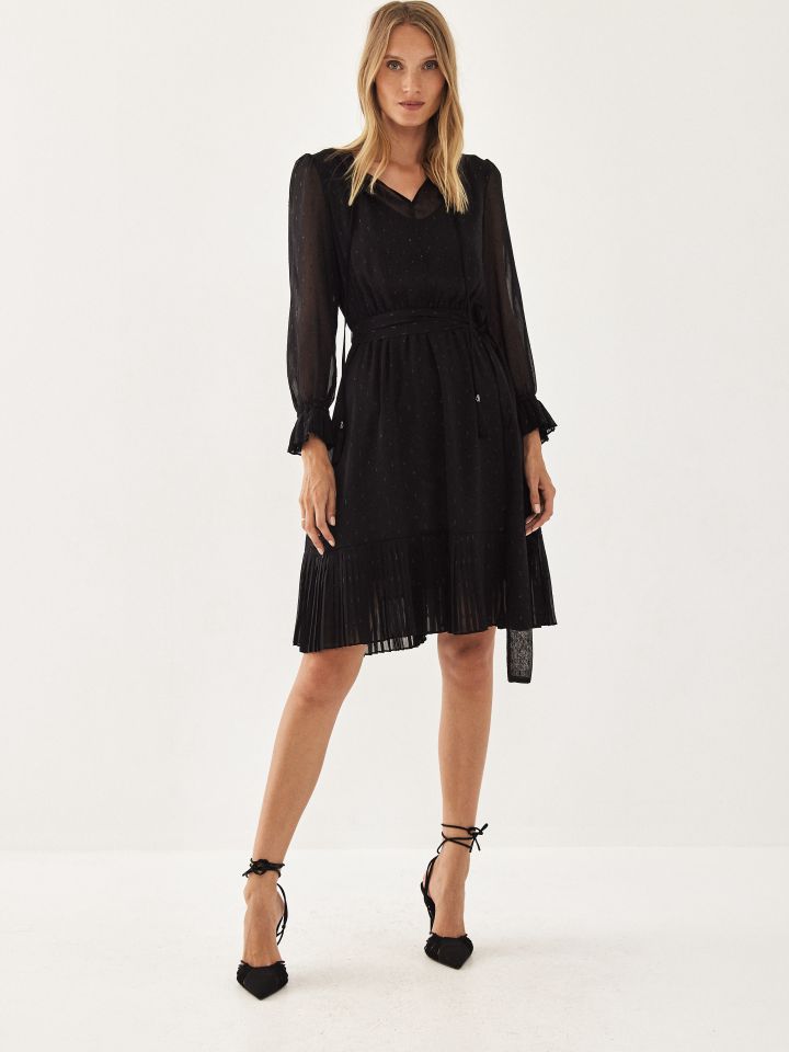 שמלה לורקס COCKTAIL בצבע שחור