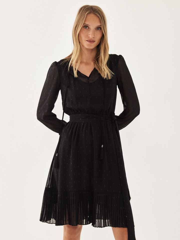 שמלה לורקס COCKTAIL בצבע שחור