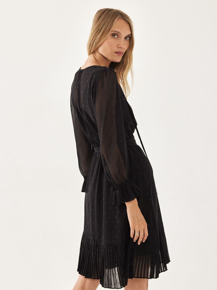 שמלה לורקס COCKTAIL בצבע שחור