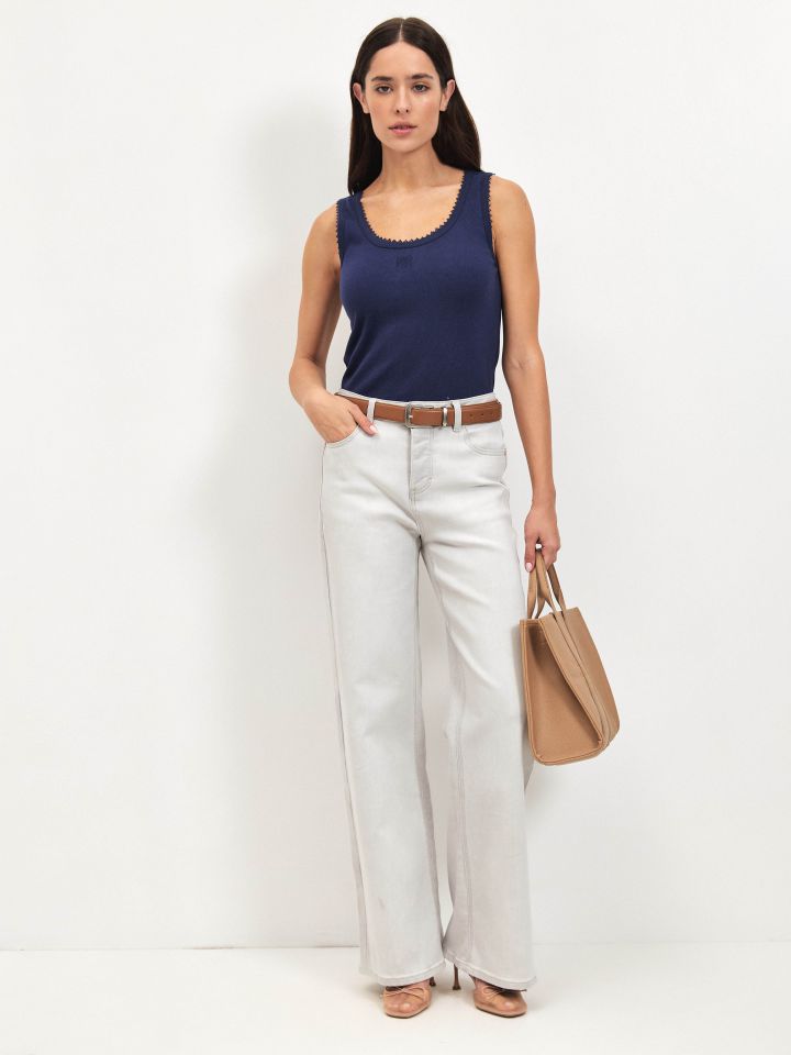 גופיה ריב  PROMO בצבע נייבי