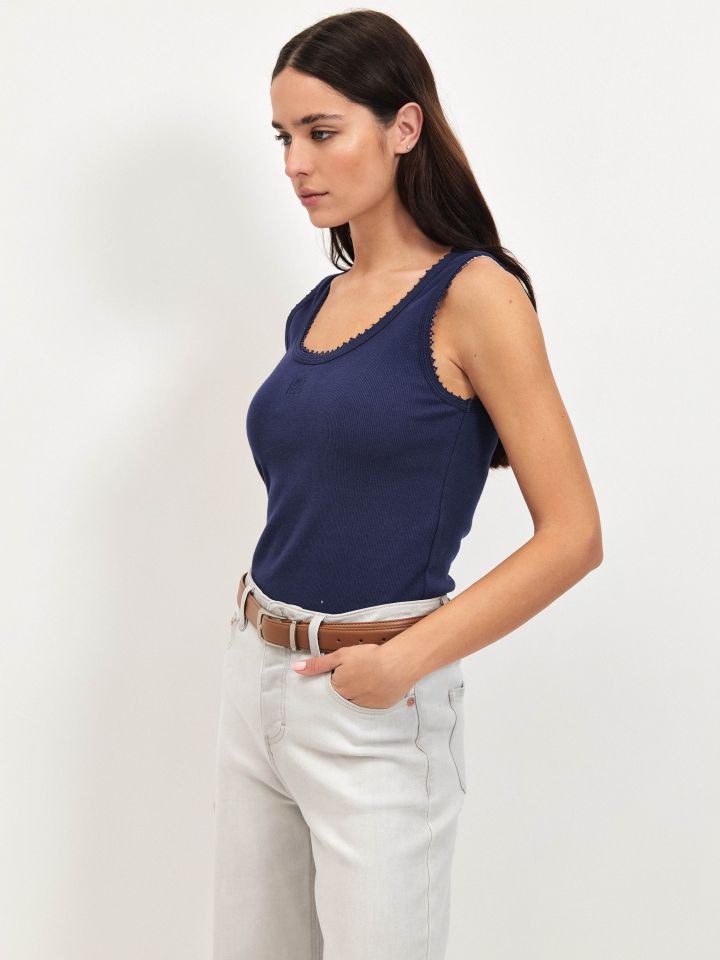 גופיה ריב  PROMO בצבע נייבי