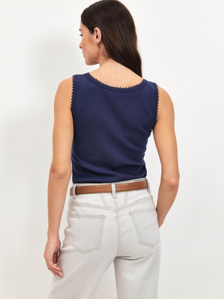 גופיה ריב  PROMO בצבע נייבי