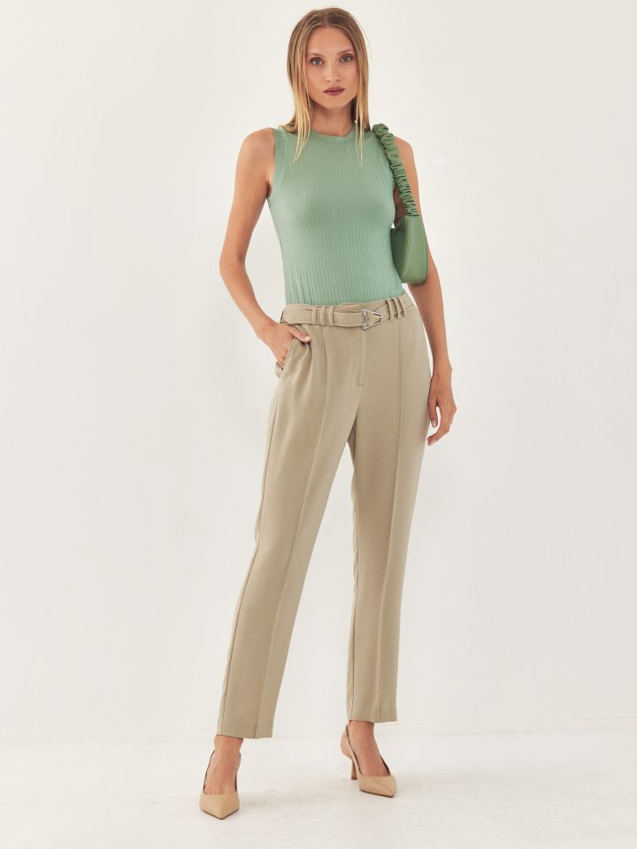 גופיה ניקי ריב PROMO בצבע ירוק