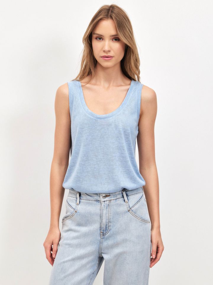 גופיה סלאב PROMO ILANIT בצבע תכלת