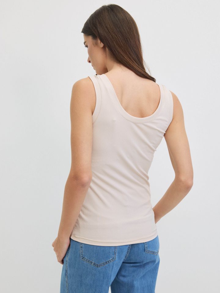 גופיה ריפס PROMO בצבע בייז’