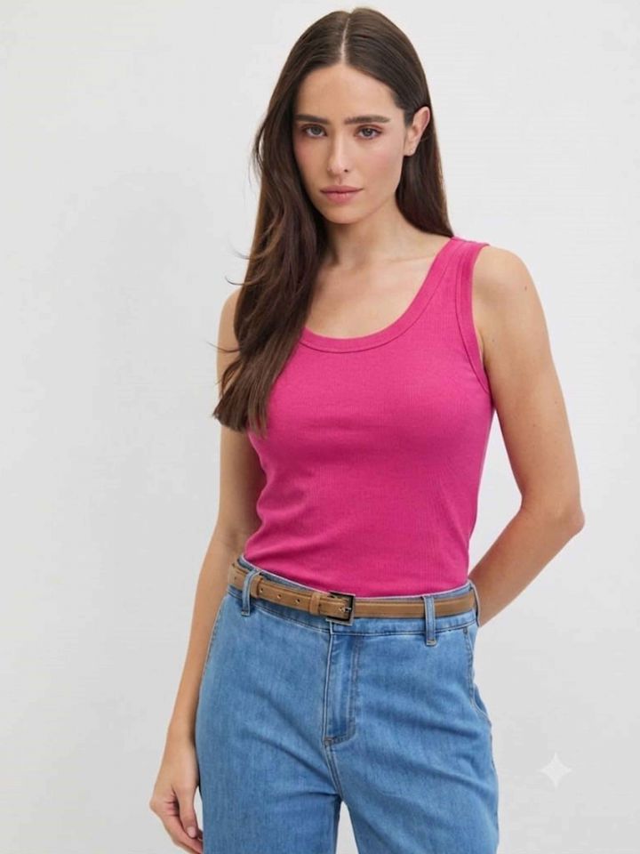 גופיה ריפס PROMO בצבע פוקסיה
