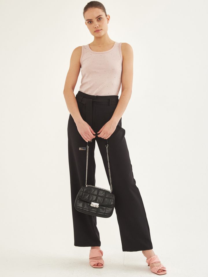 גופיה יהלומים PROMO בצבע ורוד עתיק