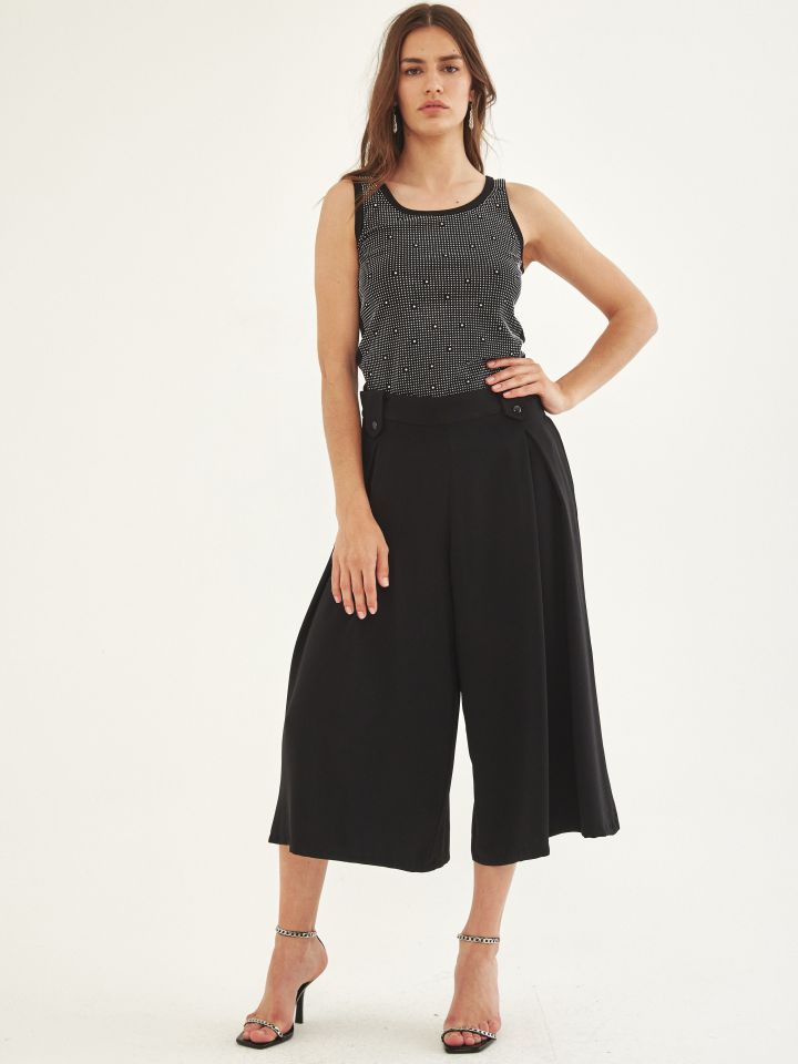 גופיה יהלומים PROMO בצבע שחור לורקס