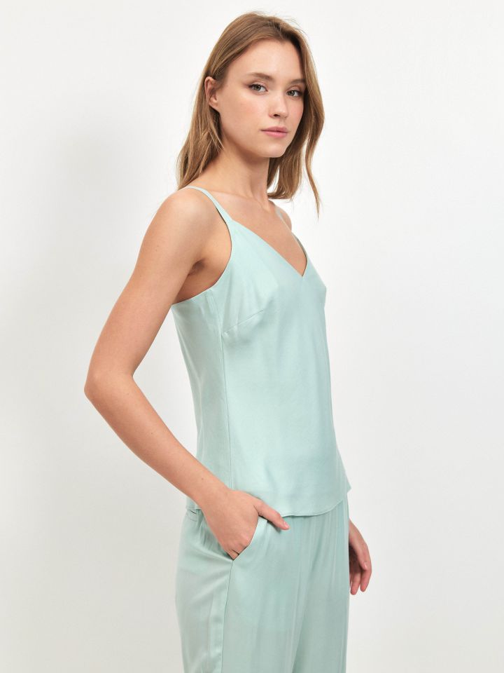 גופיה מראה פישתן PROMO בצבע ירוק