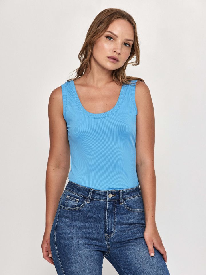 גופיה ריפס PROMO בצבע כחול