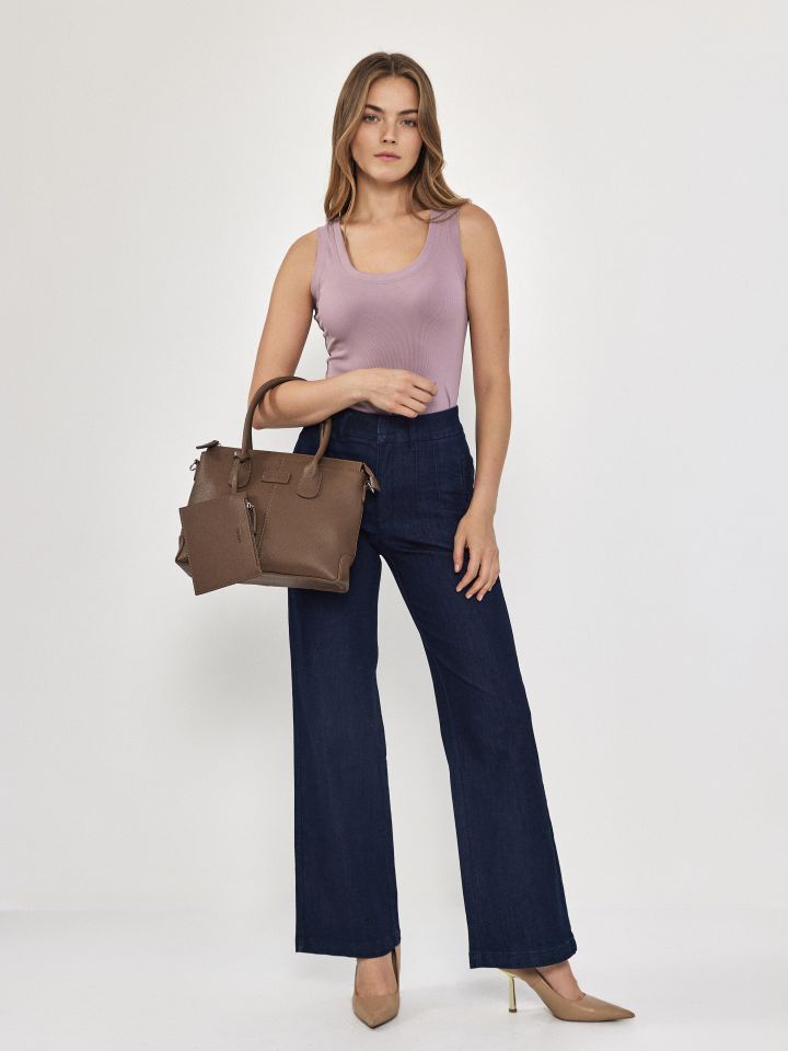 גופיה ריפס PROMO בצבע סגול