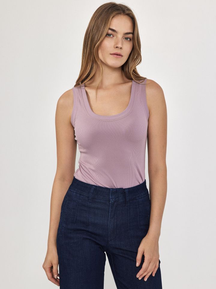 גופיה ריפס PROMO בצבע סגול