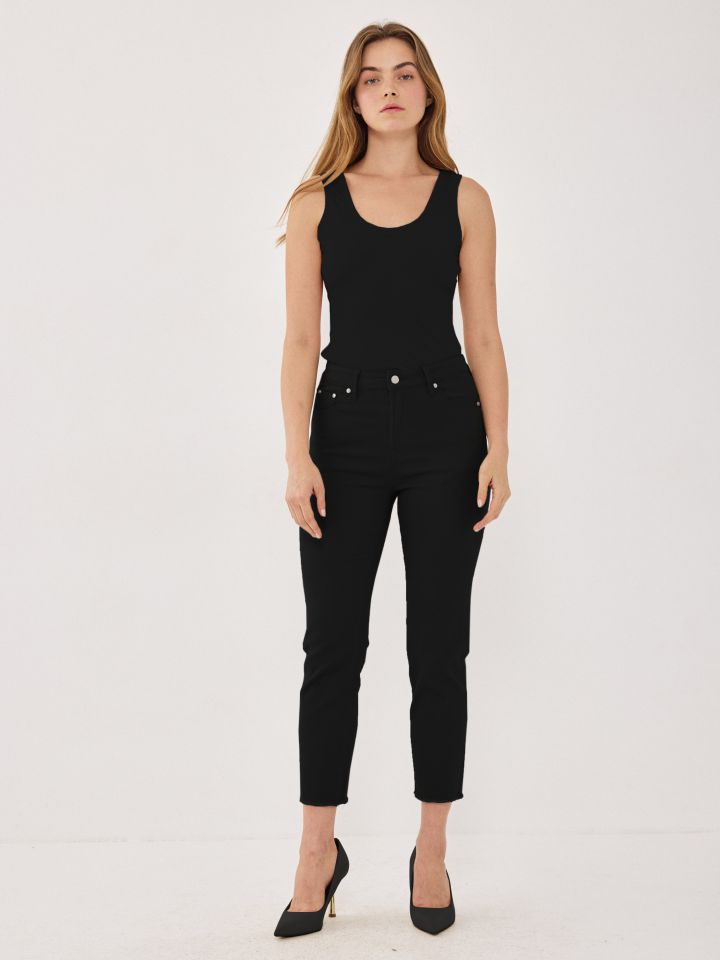 גופיה ריפס PROMO בצבע שחור