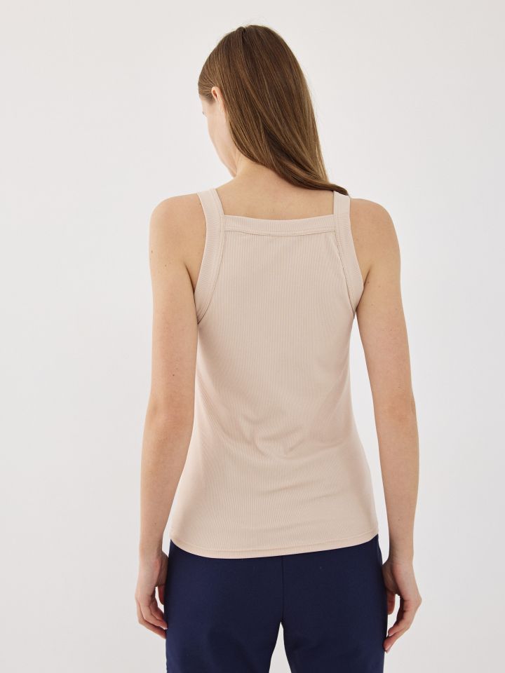 גופיה ריב PARIS PROMO בצבע בייז’