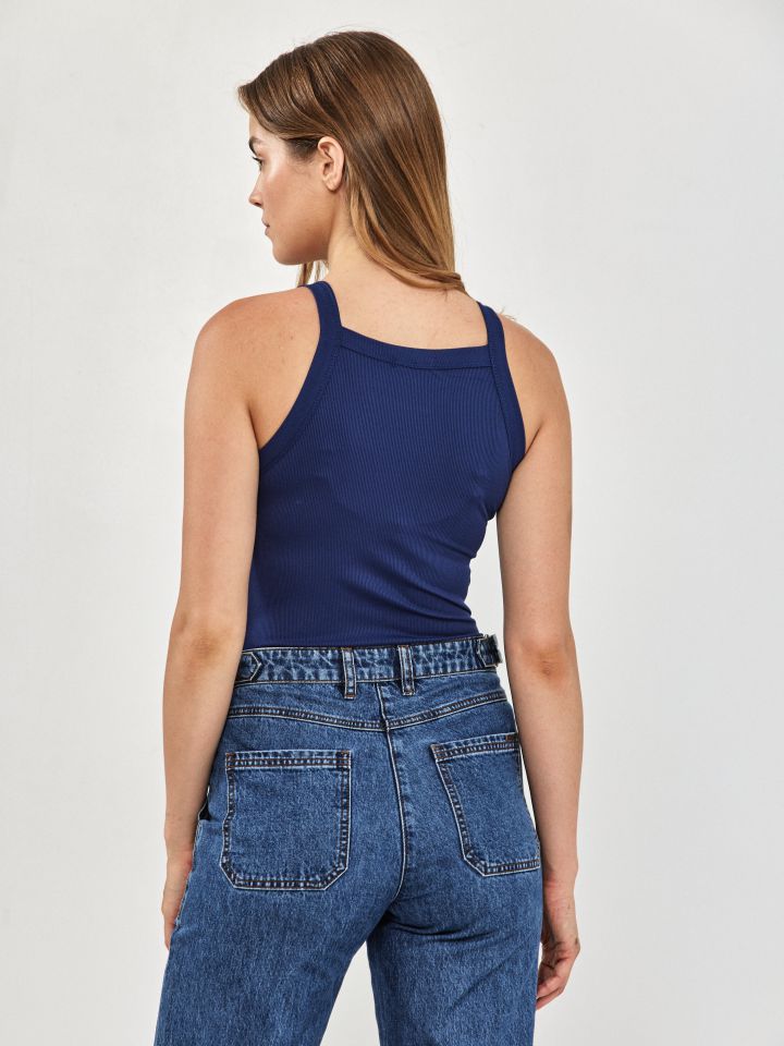 גופיה ריב PARIS PROMO בצבע נייבי