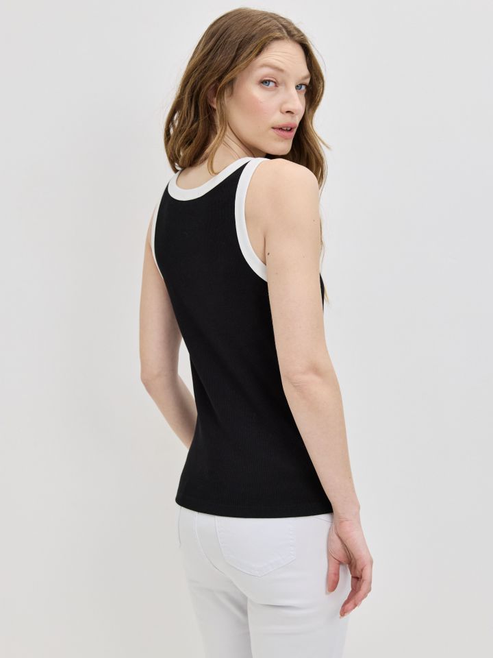 גופיה שילובים PROMO בצבע שחור