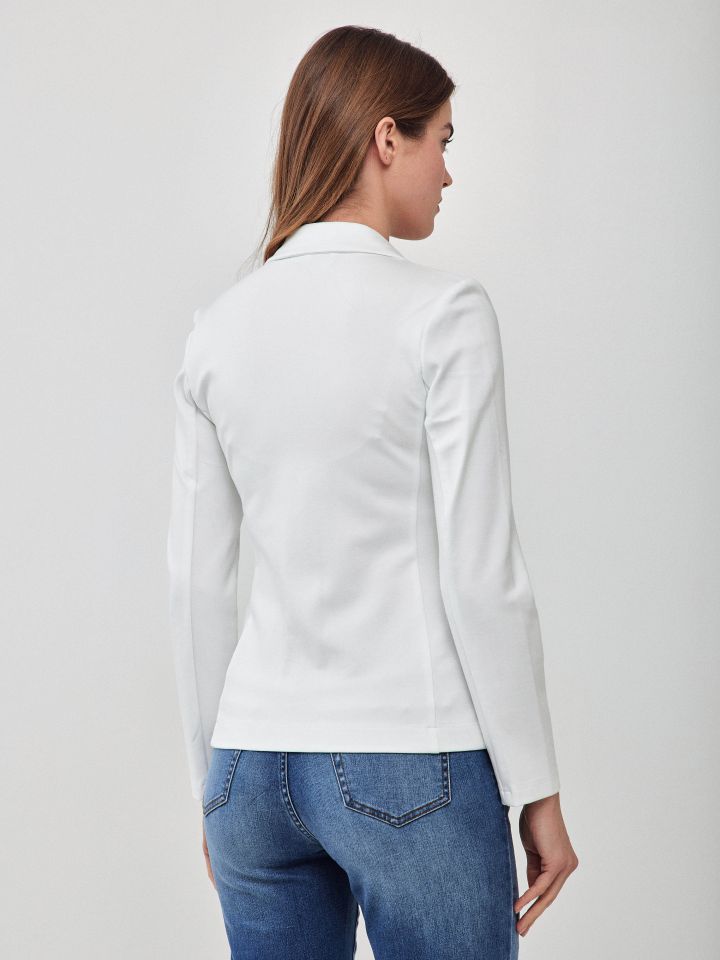 ג’קט מילנו  PROMO בצבע לבן