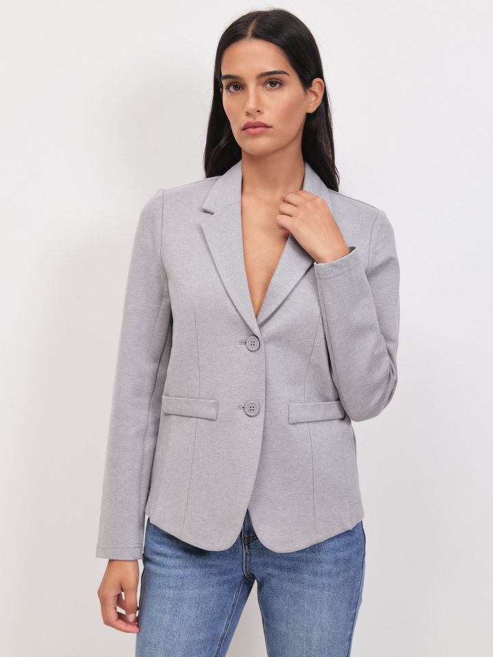 ג’קט מילנו  PROMO בצבע אפור כסף