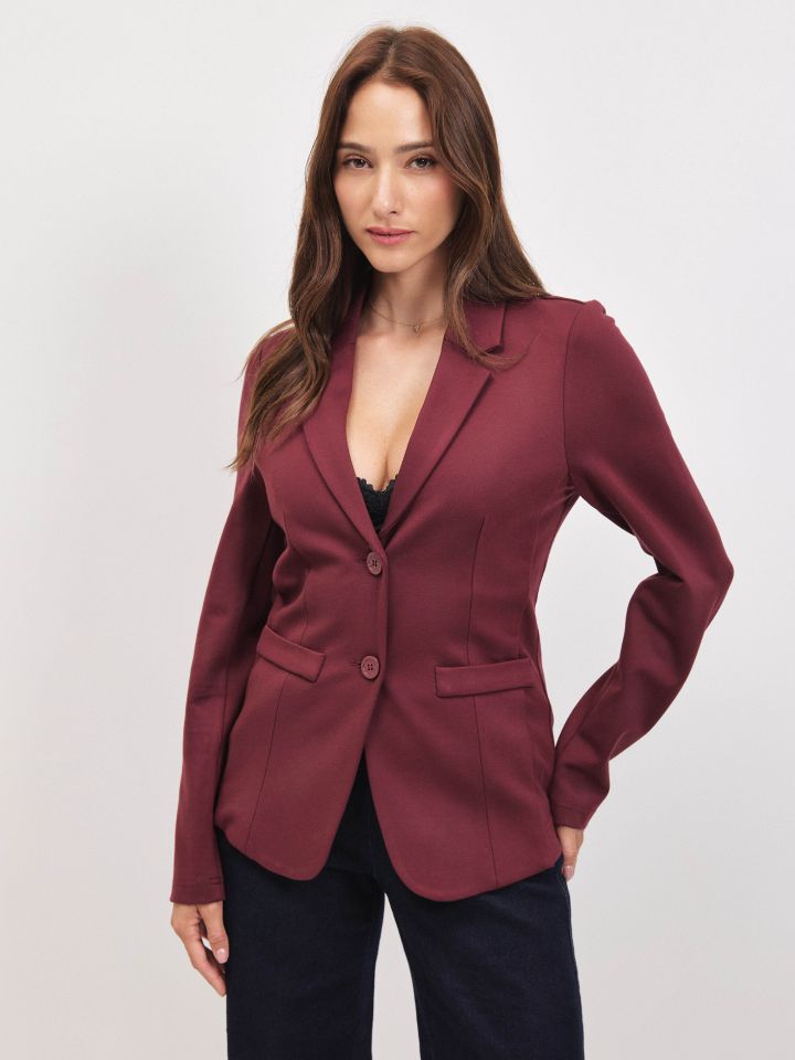 ג’קט מילנו  PROMO בצבע בורדו