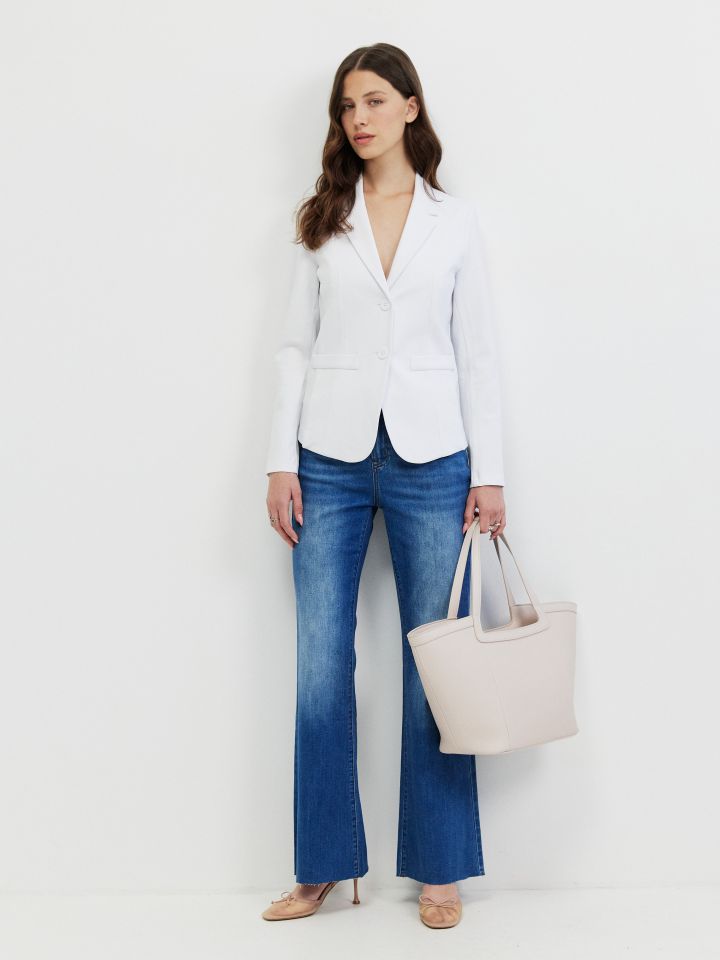 ג’קט מילנו PROMO בצבע לבן