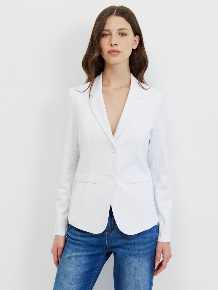 ג’קט מילנו PROMO בצבע לבן