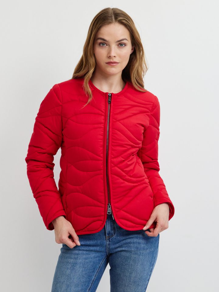 מעיל NATALY PROMO בצבע אדום מלבורו