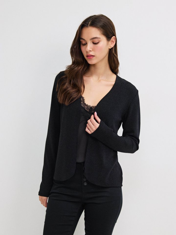 עליונית לורקס PROMO בצבע שחור