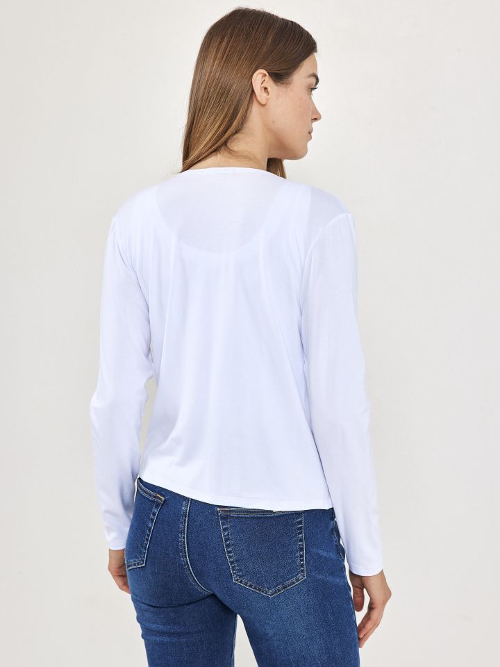 עליונית מודל  PROMO בצבע לבן