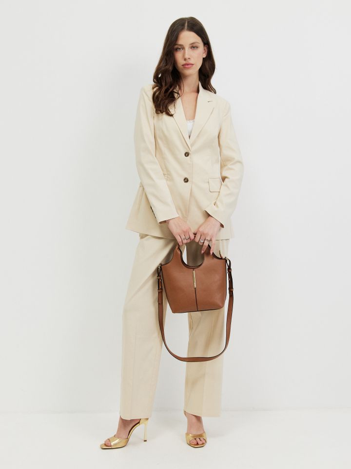 ג’קט PROMO LIA בצבע טיבעי