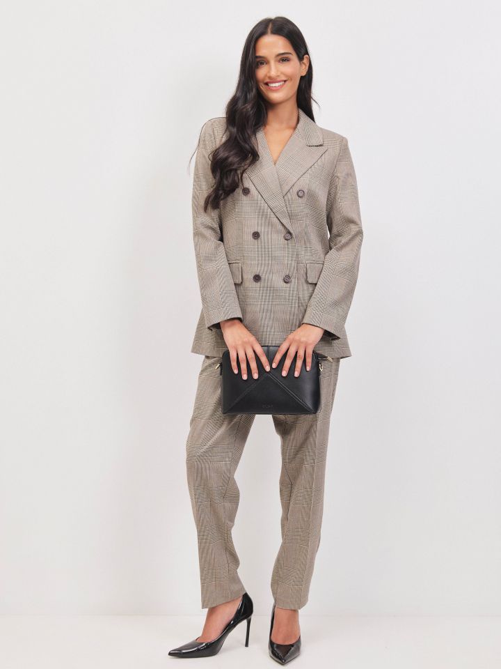 ג’קט משבצות LIAT בצבע משבצות