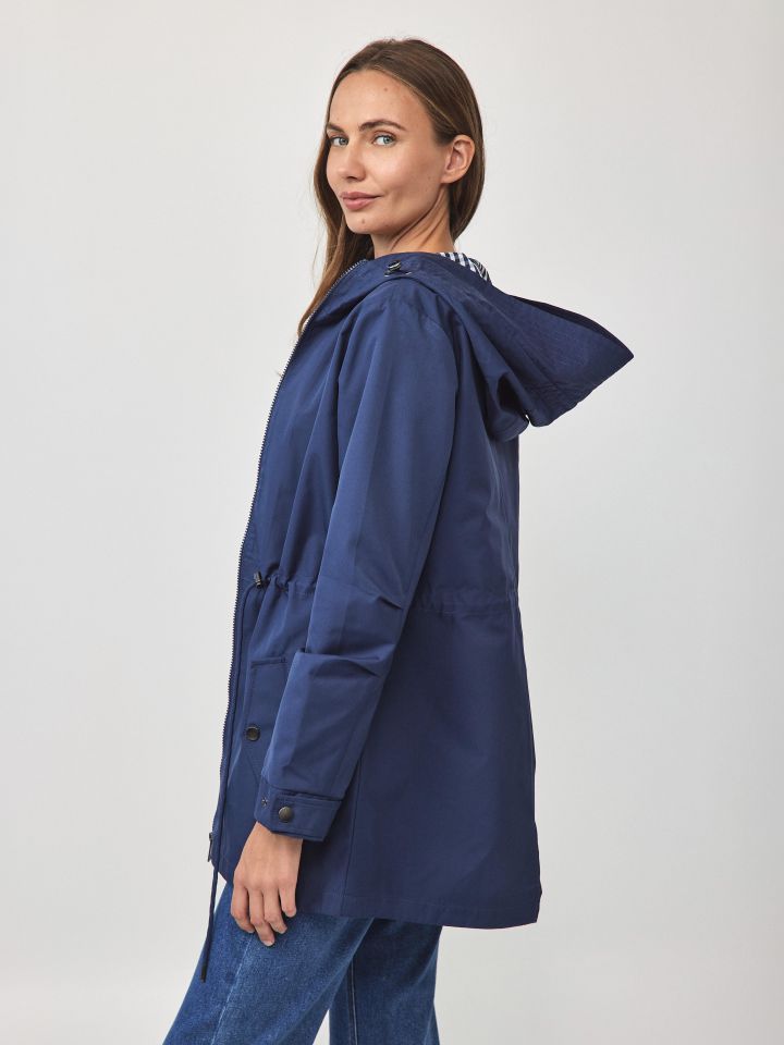 מעיל קפוצ’ון PROMO בצבע כחול ונסה