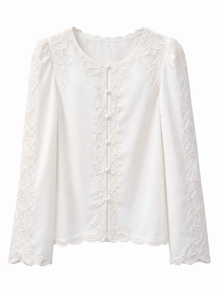 עליונית שילובי קרושה בצבע לבן