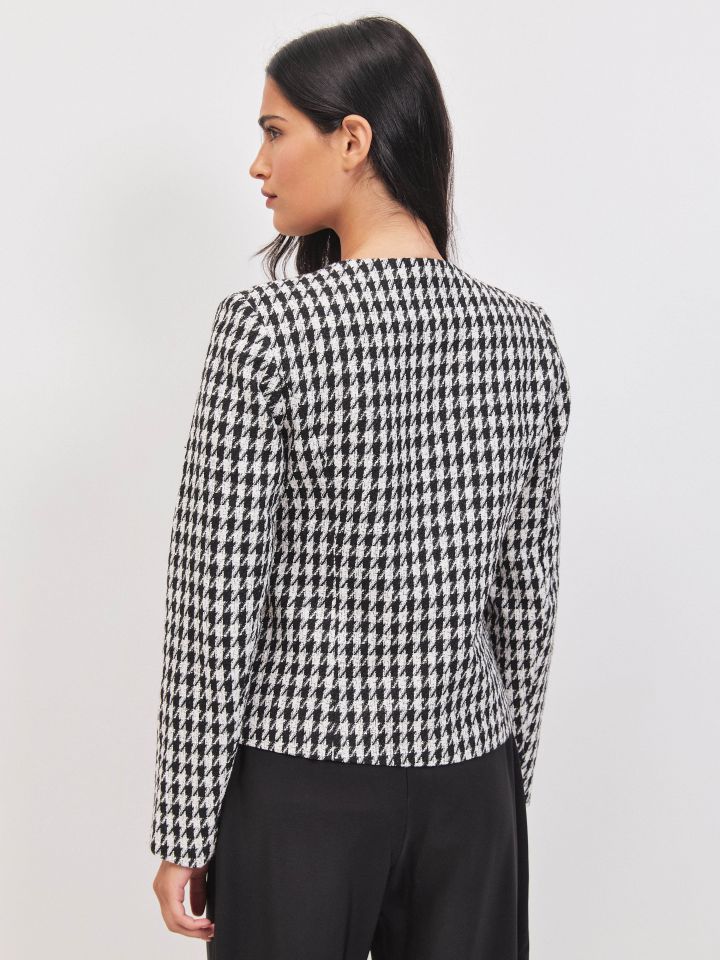 ג’קט פפיתה כפתורים בצבע פפיטה