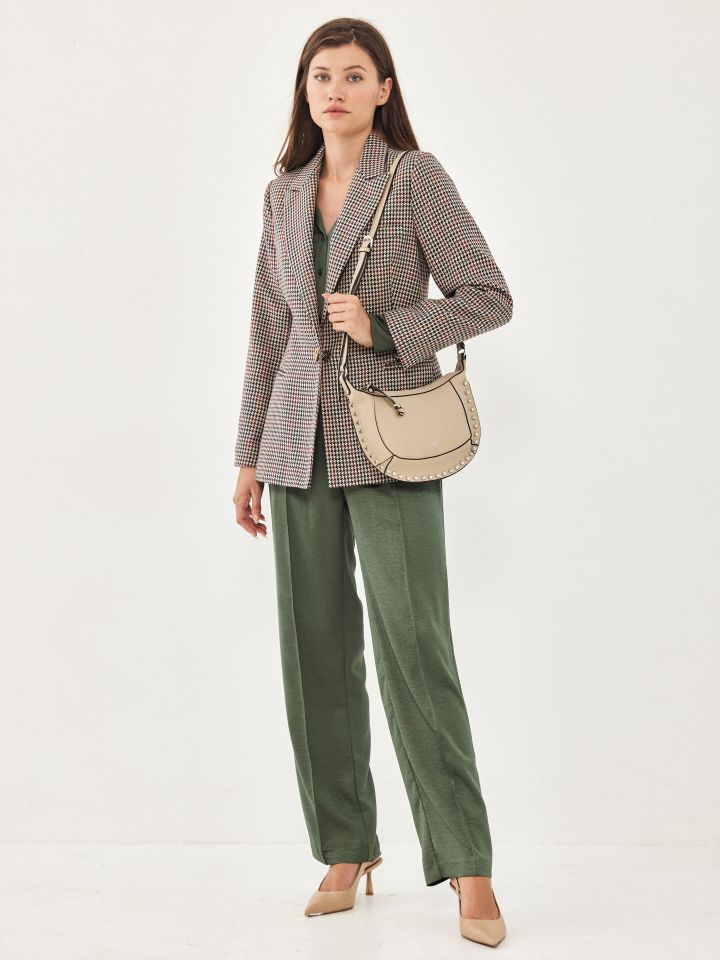 ג’קט משבצות בצבע משבצות