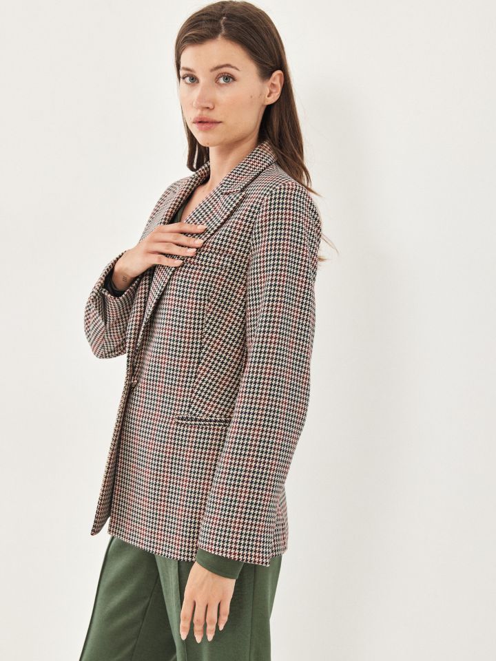 ג’קט משבצות בצבע משבצות