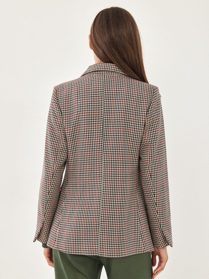 ג’קט משבצות בצבע משבצות