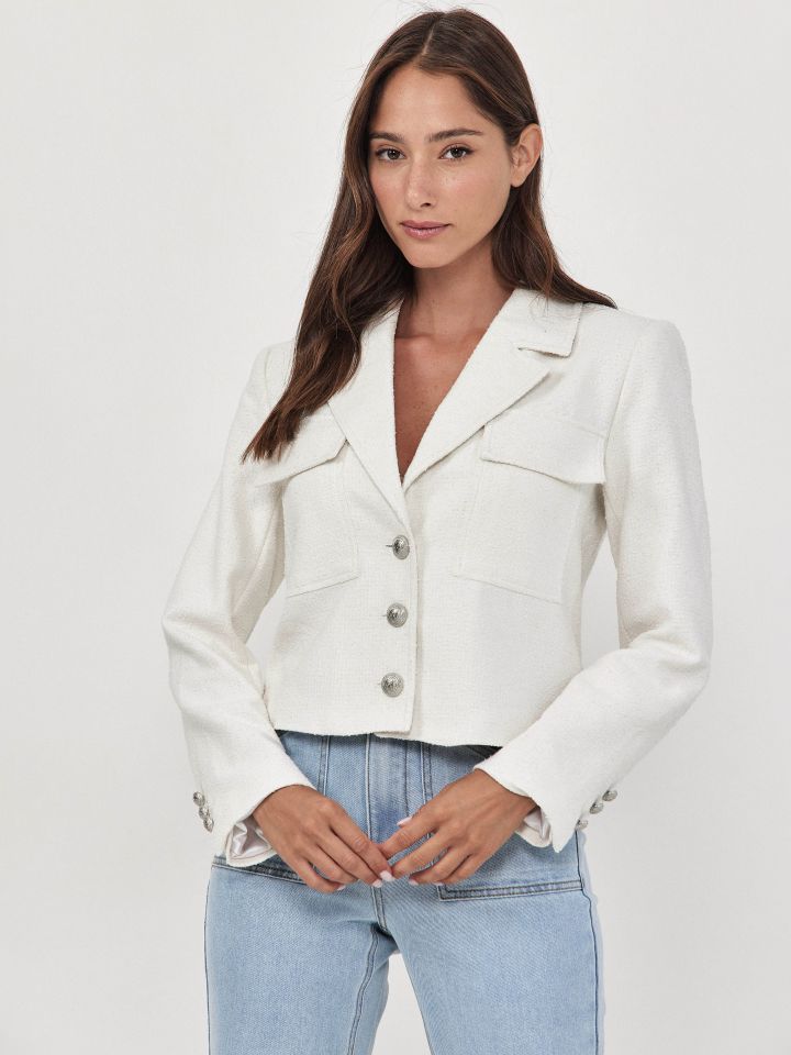 ג’קט זוג כיסים בצבע אופוויט