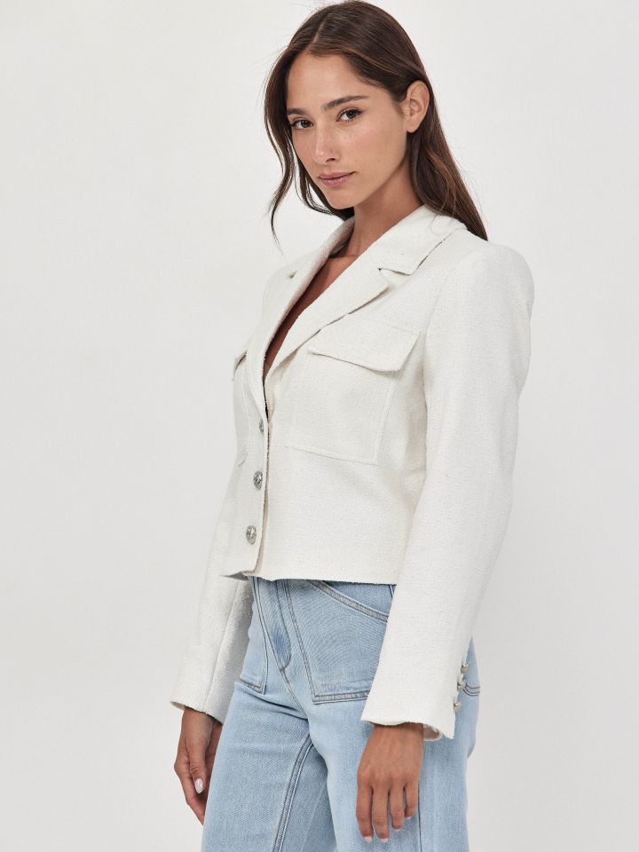 ג’קט זוג כיסים בצבע אופוויט