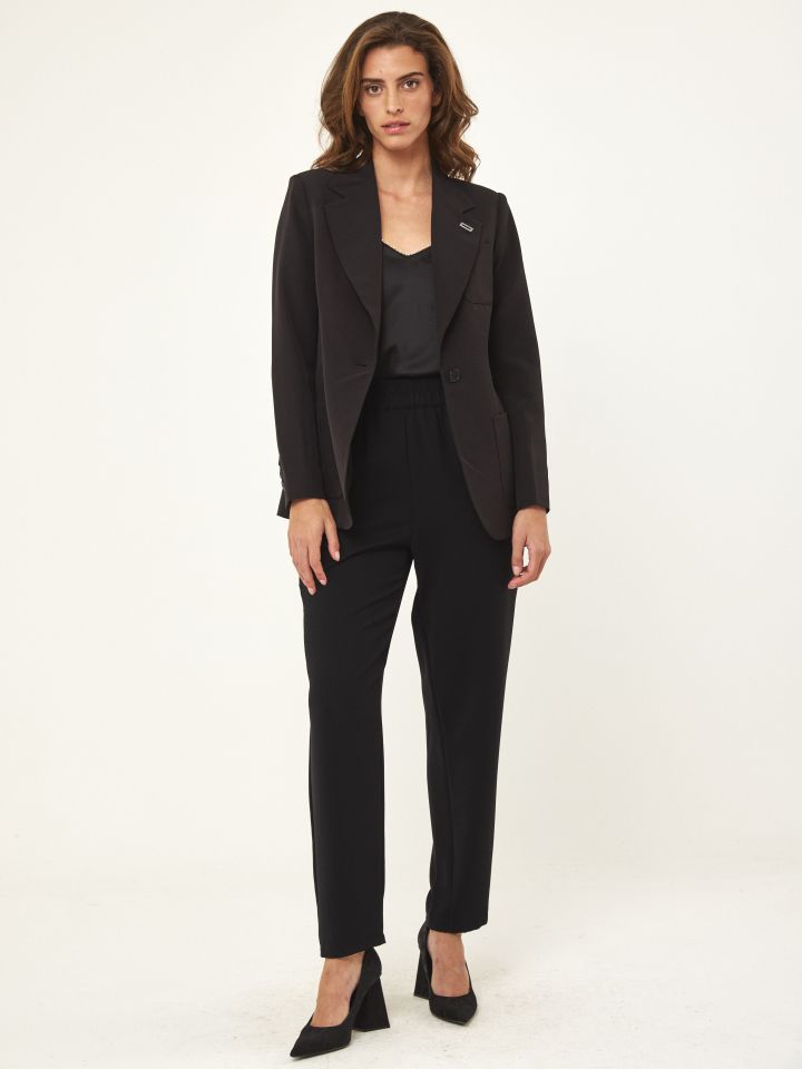 ג’קט אבזם ROMI בצבע שחור